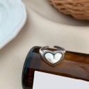 Damesring met een hart 7