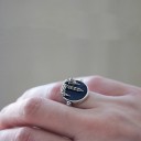 Damesring met een stad 5
