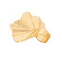 Damesring met ginkgo bladeren Zinklegering 1,7 cm diameter blad 6,5 cm Modieus waaierontwerp Elegante opvallende sieraden voor vrouwen 6