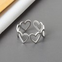 Damesring met hart D1080 6