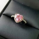 Damesring met hart D1132 1
