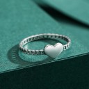 Damesring met hart D1315 3