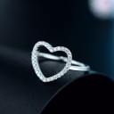 Damesring met hart D1508 4