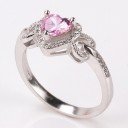 Damesring met hart D1855 2