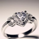 Damesring met hart D1855 3
