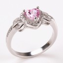 Damesring met hart D1855 4