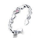 Damesring met hart D2028 1