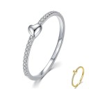 Damesring met hart D2030 1