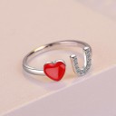 Damesring met hart D2037 3