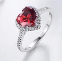 Damesring met hart D2130 1
