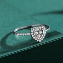Damesring met hart D2358 4