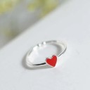 Damesring met hart D2985 3