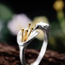 Damesring met kolibrie D1246 3