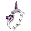 Damesring met kolibrie D2262 1