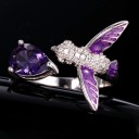 Damesring met kolibrie D2262 3