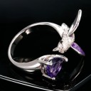 Damesring met kolibrie D2262 4