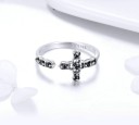 Damesring met kruis D2062 2