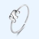 Damesring met olifant D2068 4