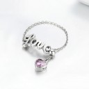Damesring met opschrift liefde D2150 4