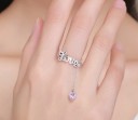 Damesring met opschrift liefde D2150 5