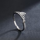 Damesring met opschrift liefde 2