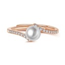 Damesring met parel D1099 6