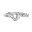 Damesring met parel D2922 5