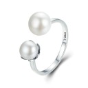 Damesring met parels D1792 1