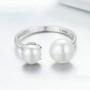 Damesring met parels D1792 3