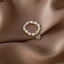Damesring met parels D2434 8