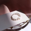 Damesring met parels D2434 5