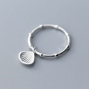Damesring met schelp D2363 3