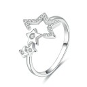 Damesring met sterren D2029 1