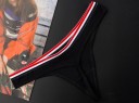 Damesstring met gestreepte afwerking 2