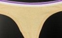 Damesstring met gestreepte afwerking 4