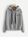 Damessweater met planetenprint 4
