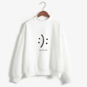 Damessweater met smileygezicht 1