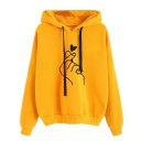 Damessweatshirt met handprint 6