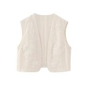 Damesvest met bloemen 2