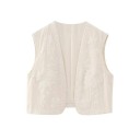 Damesvest met bloemen 2