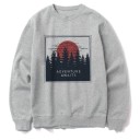Damesweatshirt med B23-print 1
