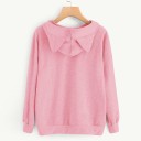 Damesweatshirt med katteprint J2328 8