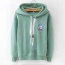 Damesweatshirt med print 3