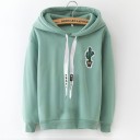 Damesweatshirt med print 1