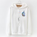 Damesweatshirt med print 3