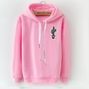 Damesweatshirt med print 1