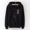 Damesweatshirt med print 1