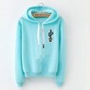 Damesweatshirt med print 1