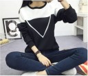 Damesweatshirt med trekant J1055 5