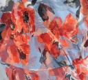 Dametop med blomsterprint 3